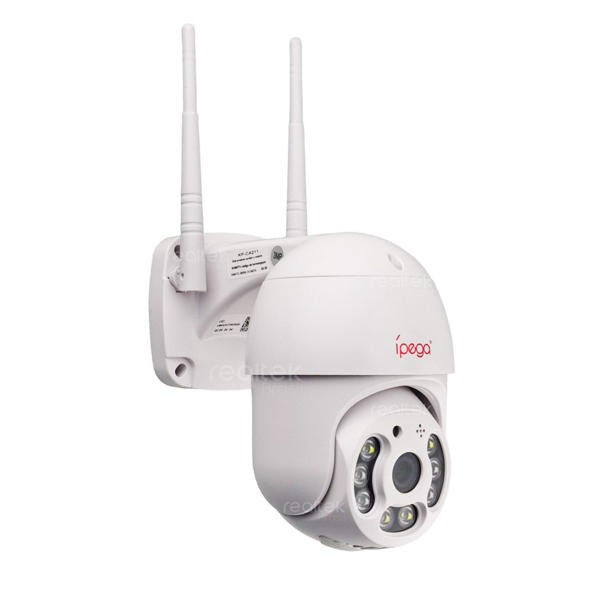 Cámara Exterior Ípega KP‑CA211 – PTZ 1080p Wi‑Fi con Doble Rastreo